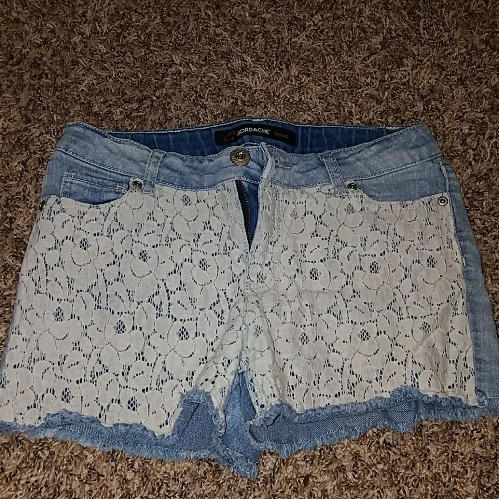 Girl Flower Shorts